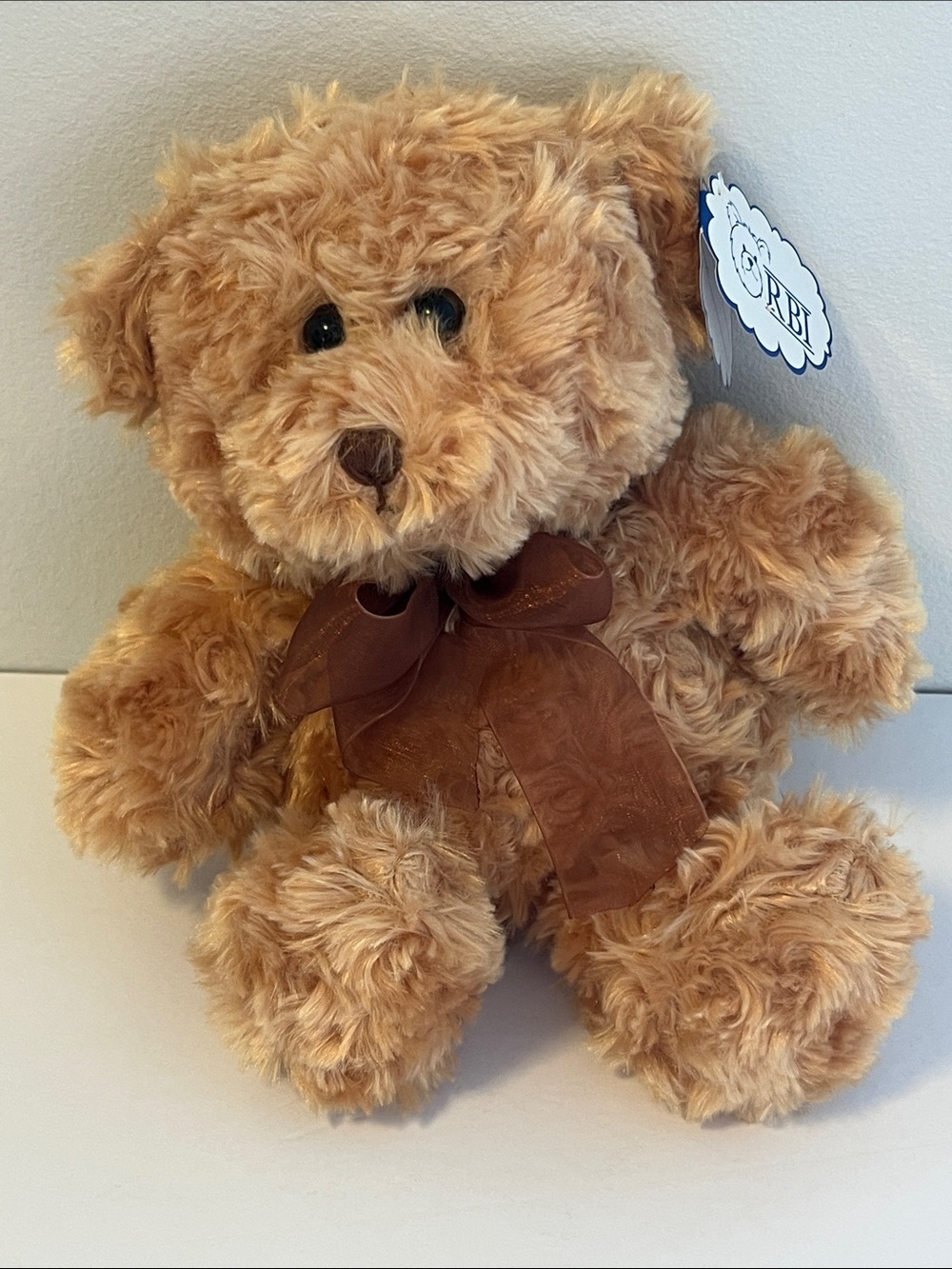RBI Tumbles Teddy Bear with Bow and Gifting Tag